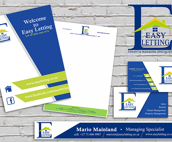 Realestate companies rely on presentation of their brand and corporate identity